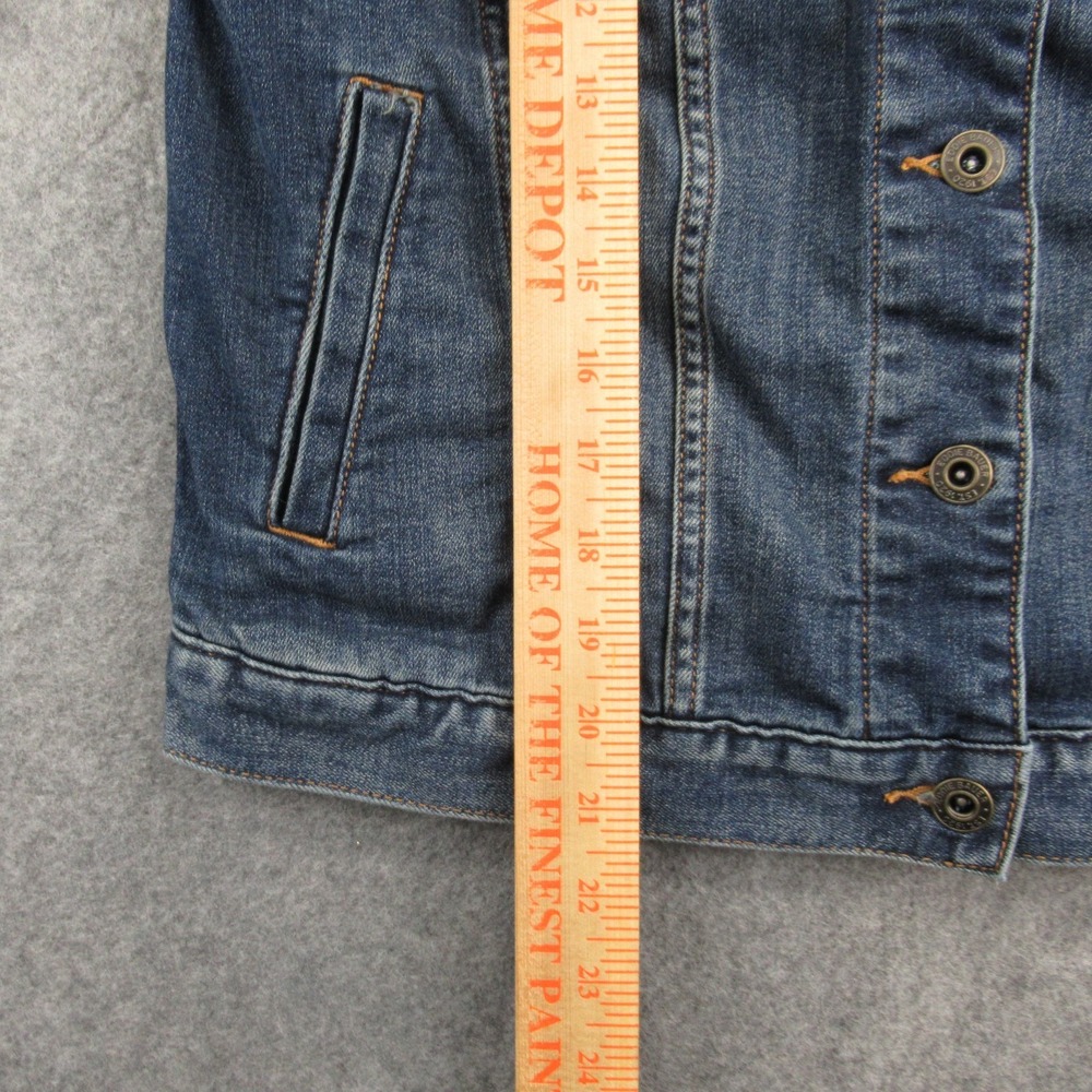 Eddie Bauer Womens Denim Jean Trucker Jacket Size Small - Picture 4 of 10